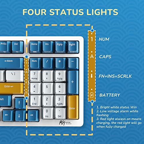 RK ROYAL KLUDGE RK98 Clavier Mécanique Sans-4