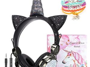 Écouteurs licorne pour enfants filles enfants