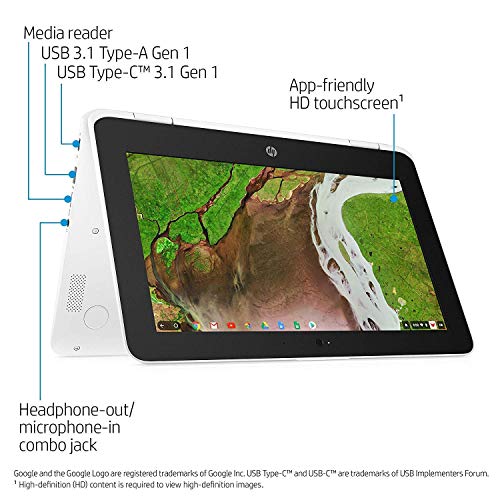 2019 HP Chromebook X360 Convertible 11.6" HD-3