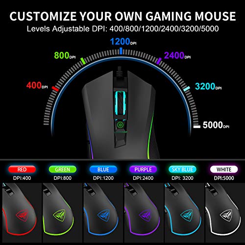 Souris de jeu CP3 filaire 5000 DPI-3