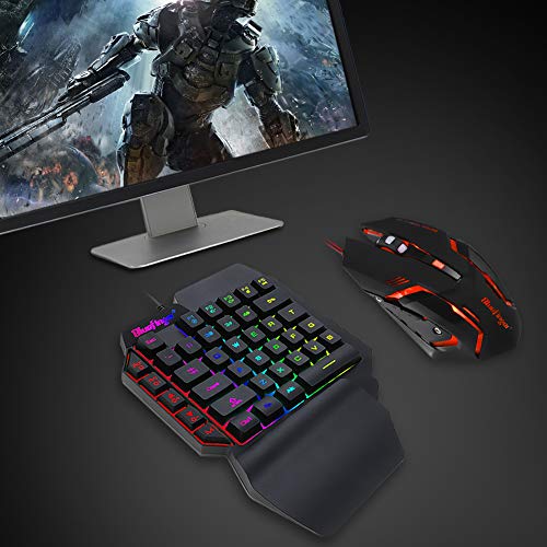 Clavier de jeu RVB à une main-5