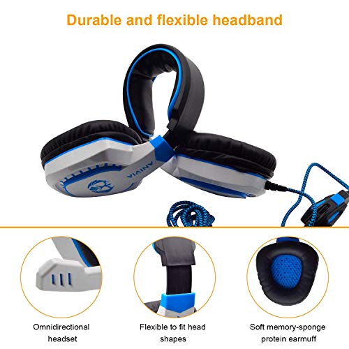 Anivia Casque d'ordinateur filaire avec microphone --4