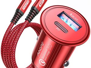 [Certifié Apple MFi] Chargeur de voiture iPhone