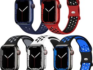 EOMTAM Lot de 5 bracelets de sport