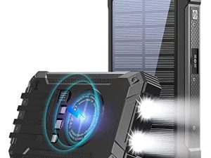 Chargeur solaire Power Bank 36000 mAh Chargeur