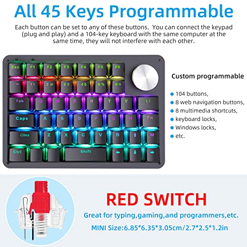 Koolertron Clavier de jeu mécanique à une-3