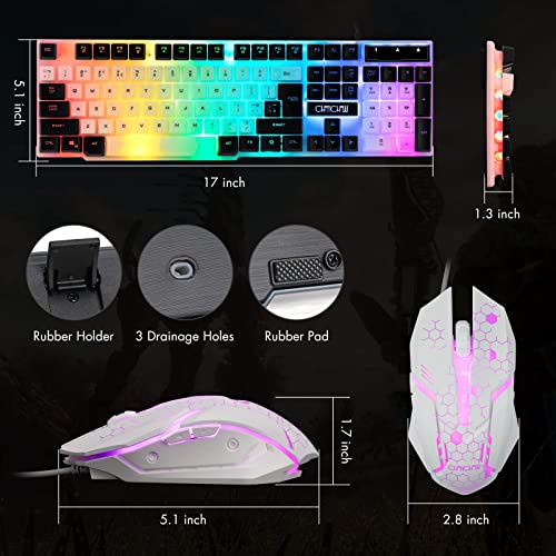 Clavier et souris de jeu LED Combo-CHONCHOW-3