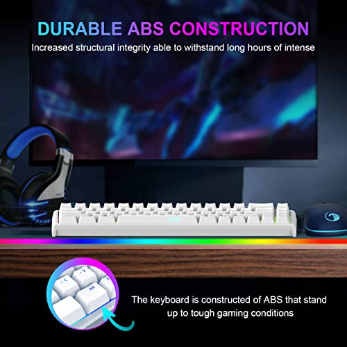 NPET K62 Clavier de jeu filaire 60-5