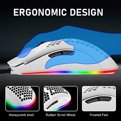 Souris de jeu légère filaire