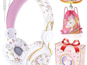 QearFun Casque licorne pour filles et enfants