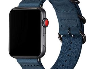 Bracelets en cuir vintage compatibles avec Apple