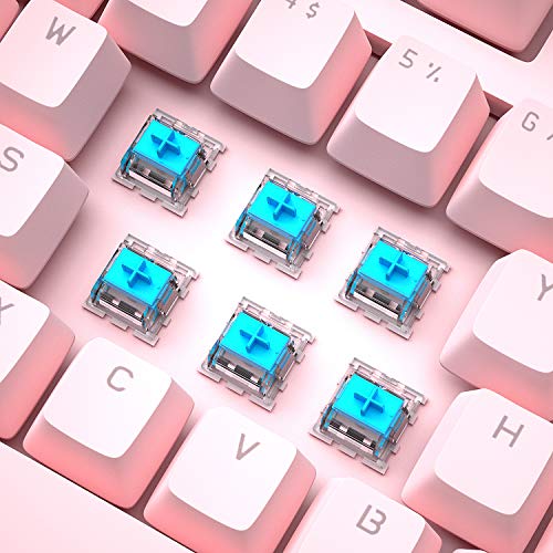 Clavier de jeu mécanique rose £ ¬Magegee-5