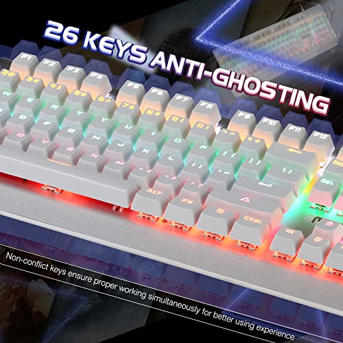 YSCP Clavier de Jeu Mécanique RGB Illumination-4