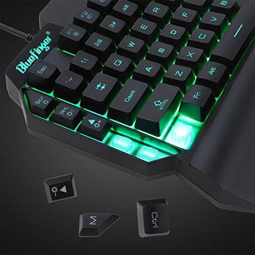 Clavier de jeu RVB à une main-3