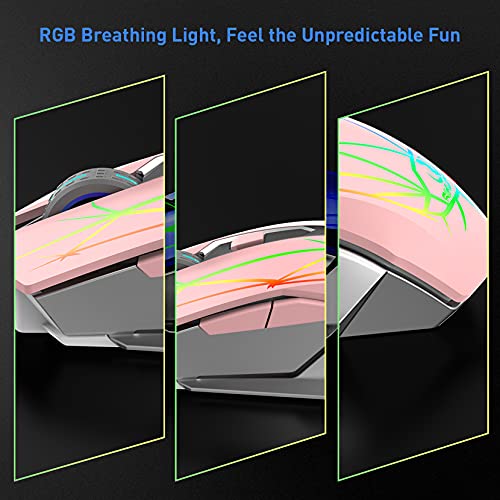 RIIKUNTEK Souris de jeu sans fil