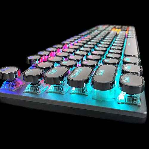 Clavier de jeu mécanique rétro Steampunk