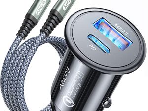 [Certifié Apple MFi] Chargeur de voiture iPhone