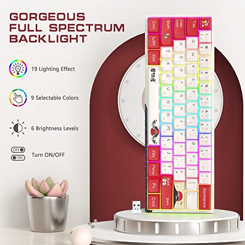 HITIME XVX M61 Clavier mécanique sans fil-4