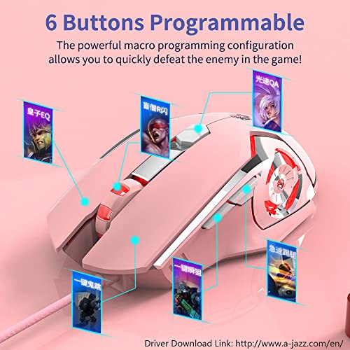 NACODEX AJ120 Souris de jeu filaire programmable-5