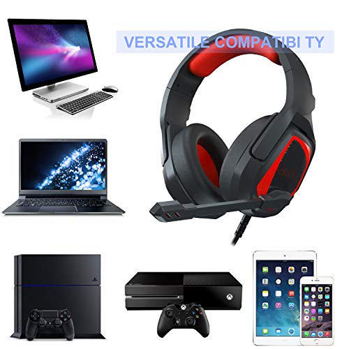 Casque d'ordinateur filaire avec microphone - Casque-5