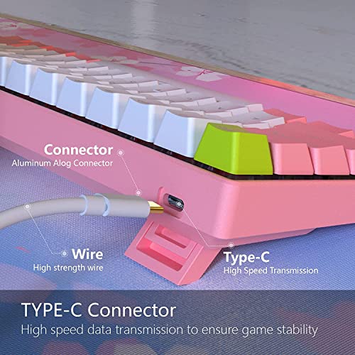 BOYI 61 Mini clavier mécanique