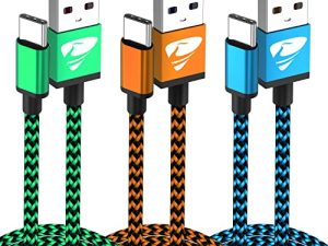 Aioneus Lot de 3 câbles USB C