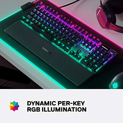 Clavier de jeu mécanique hybride SteelSeries Apex-3