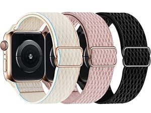 Swhatty Bracelets en nylon extensibles pour Apple