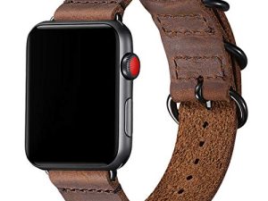 Bracelets en cuir vintage compatibles avec Apple