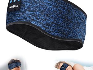 MUSICOZY Bluetooth 5.2 Bandeau Sport Sommeil Bandeau