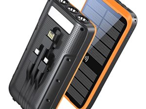 Solar-Charger-Power-Bank - Chargeur portable