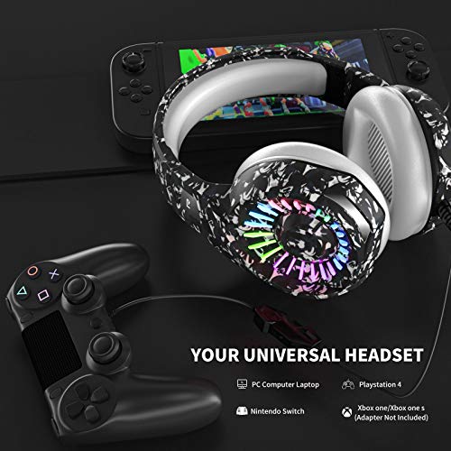 Casque de jeu camo pour PS4, PS5, – Image 3