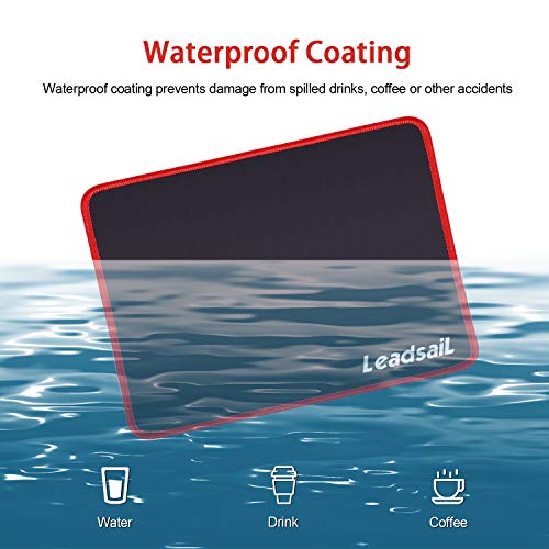 Tapis de souris LeadsaiL avec bord cousu
