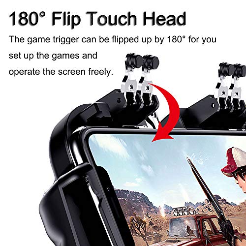 Manette de jeu mobile à 4 déclencheurs-4