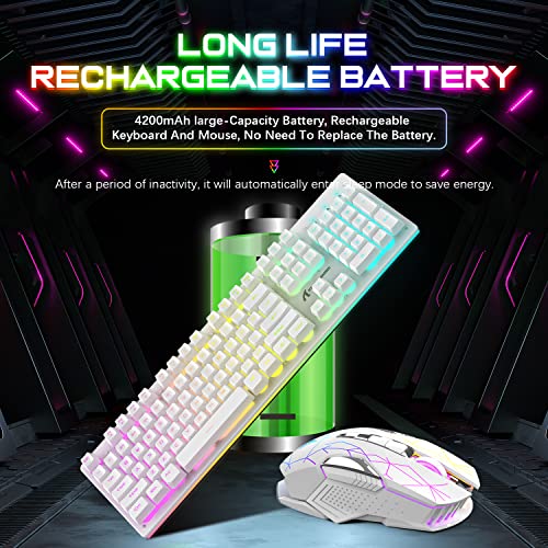 Clavier et souris de jeu sans fil-4