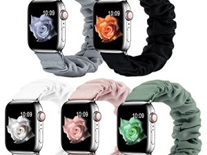 WANLISS Lot de 5 bracelets chouchous compatibles