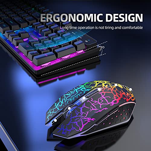 Combo clavier et souris de jeu sans-3