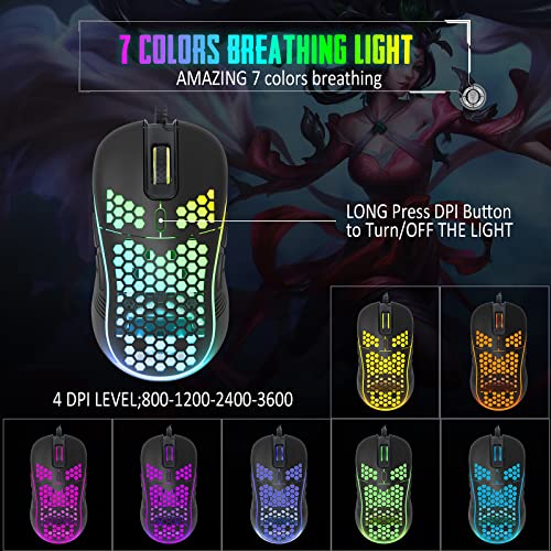 Combo clavier et souris de jeu RVB-5