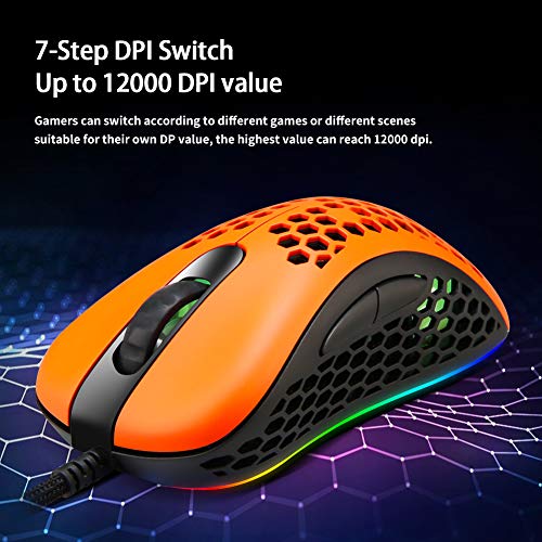 EQEOVGA D10 Pro Souris de jeu légère-3