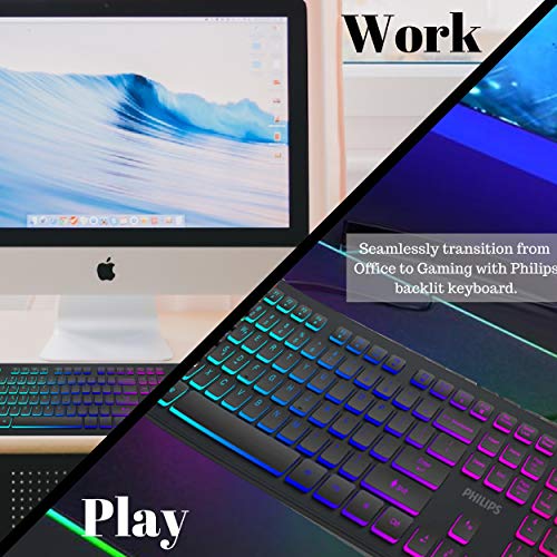 Combo clavier et souris de jeu filaire-5