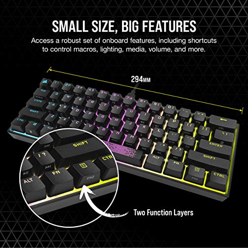 Clavier de jeu mécanique Corsair K65 RGB-3
