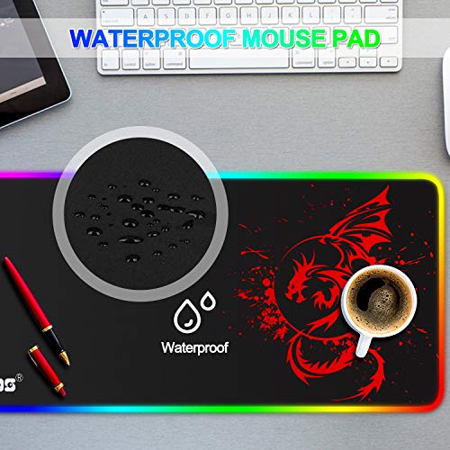 Tapis de souris de jeu RGB Anime-4