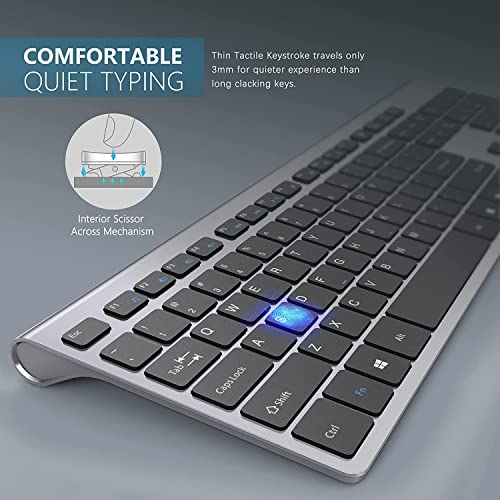 Clavier sans fil rechargeable Mouse-J JOYACCESS 2.4G-3