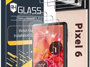 letosan [3+3 Pack] Protecteur d'écran en verre