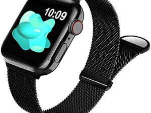 Sunnywoo Bracelet en acier inoxydable compatible avec