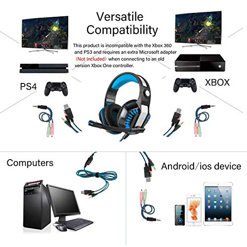 Casque de jeu pour Xbox One, PS4, – Image 3