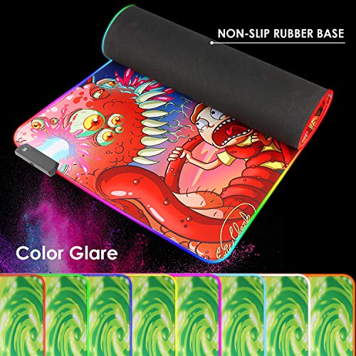 Envysun Tapis de souris RVB Tapis de-5