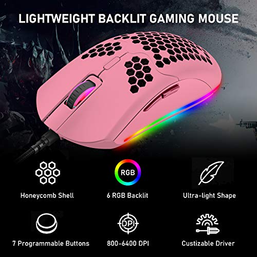 Souris de jeu filaire légère
