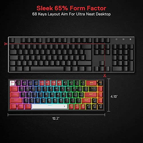 Clavier de jeu RVB sans fil Redragon-3