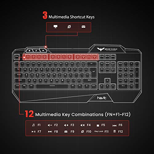 Havit Gaming Keyboard Mouse Headset & Mouse-3